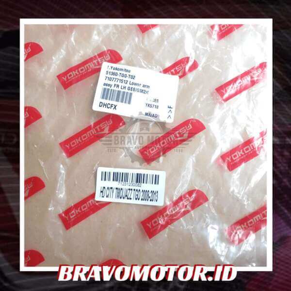 Yokomitsu 51360-TG0-T02 7107771512 Lower arm assy depan kiri-2