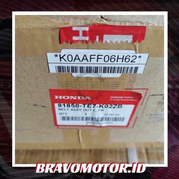 Original 81850-TE7-K02ZB Seat belt depan kiri-2