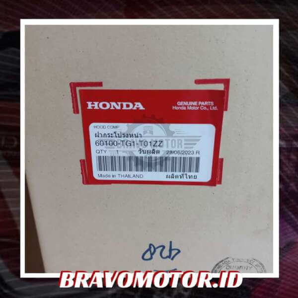 Original 60100-TG1-T01ZZ(T00ZZ) Kap mesin Engine hood-2