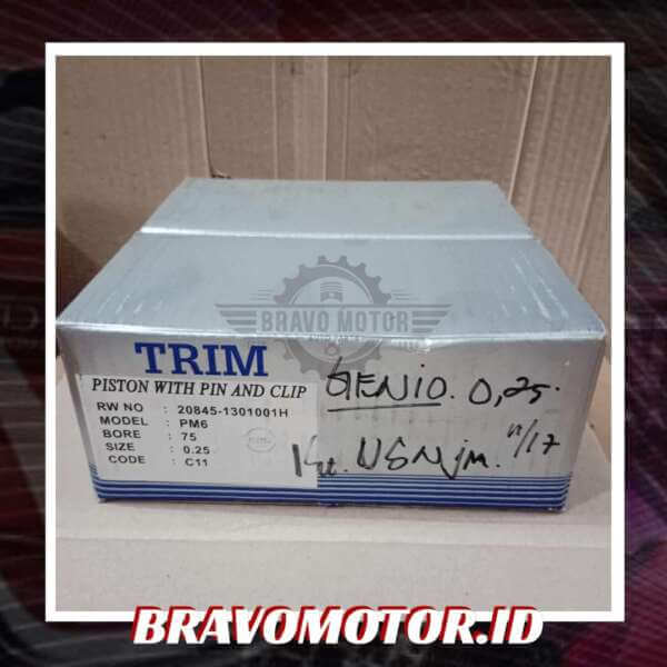 TRIM 13020-P26-010 PM6 Bore 75 Engine Piston 25-2