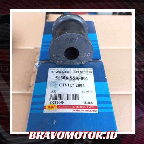 RBI 51306-S5A-801 15.9mm Karet stabil depan kanan atau kiri-1