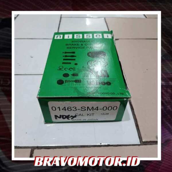 Nissei 01463-SM4-000 Seal caliper rem depan Assy-2