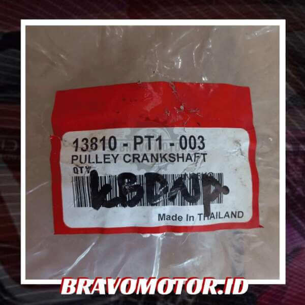 NoBrand 13810-PT1-003 Pulley crankshaft-2