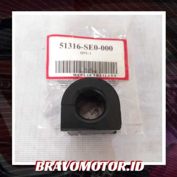 NoBrand 51316-SE0-000/51306-SE0-000 18.5mm Karet stabil depan kanan atau kiri-2