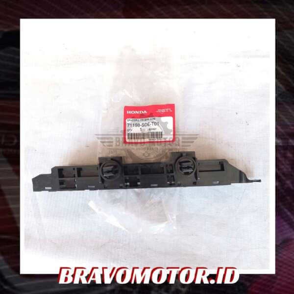 Original 71198-SDE-T01 Bracket bumper depan kiri-2