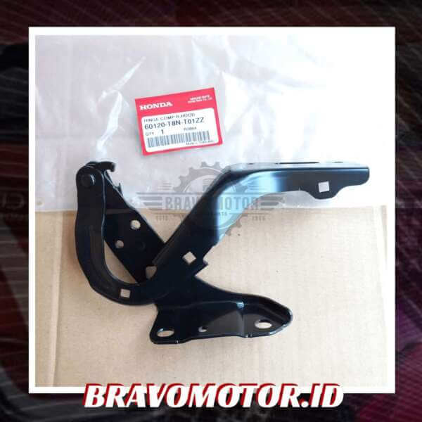 Original 60120-T8N-T01ZZ Engsel kap mesin kanan-1