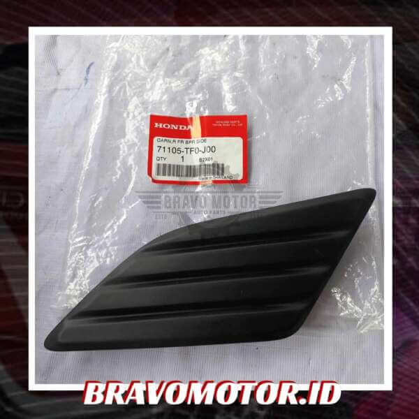 Original 71105-TF0-J00 Garnish bumper depan kanan-1