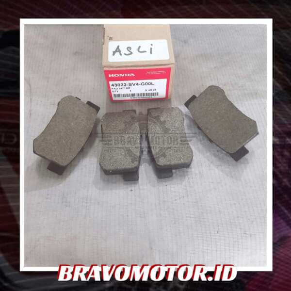 Original 43022-SV4-G00 Kampas rem belakang-1