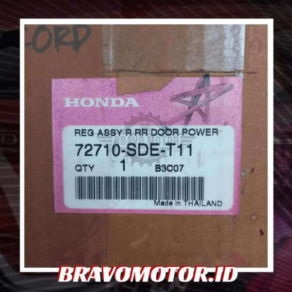 Original 72710-SDE-T11 Regulator window belakang kanan-2