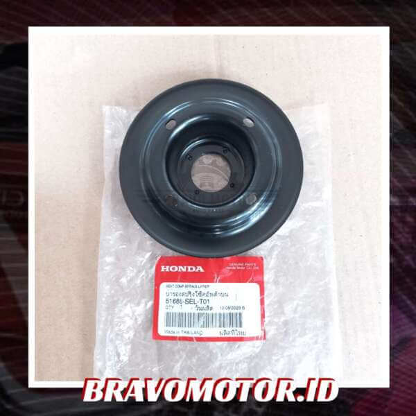 Original 51688-SEL-T01 Plat Seat Spiral Atas depan-1