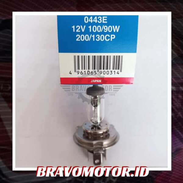 Koito 0443E H4 12V 100/90W Bulb Bola lampu/dop lampu-2