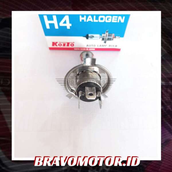 Koito 0443E H4 12V 100/90W Bulb Bola lampu/dop lampu-3
