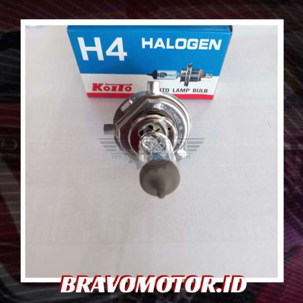 Koito 0443E H4 12V 100/90W Bulb Bola lampu/dop lampu-4