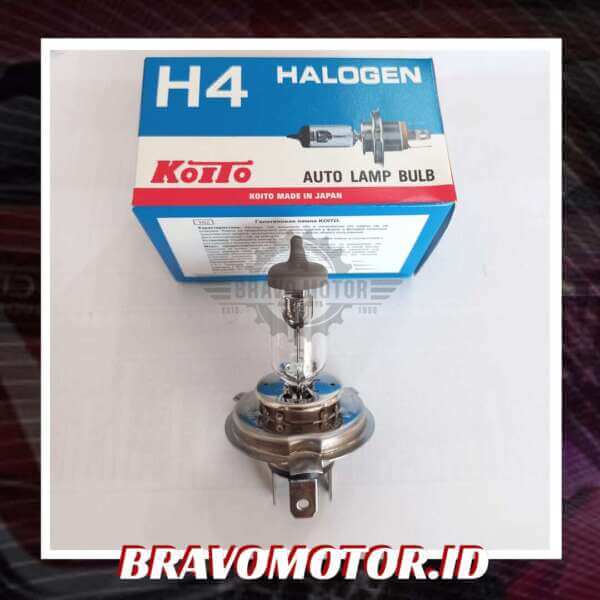 Koito 0443E H4 12V 100/90W Bulb Bola lampu/dop lampu-1