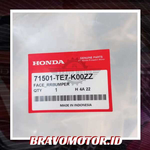 Original 71501-TE7-K00ZZ Face bumper belakang-2