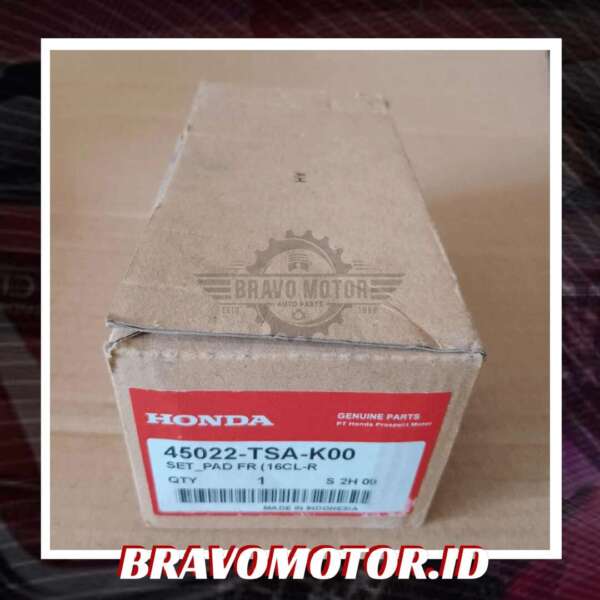 Original 45022-TSA-K00 Kampas rem depan-2