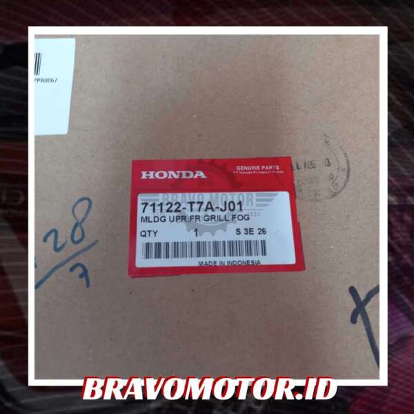 Original 71122-T7A-J01 Molding grille depan-2