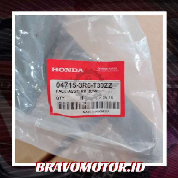 Original 04715-3R6-T30ZZ Face Bumper belakang-2