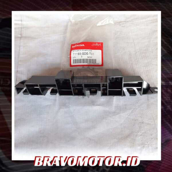 Original 71193-SDE-T01 Bracket bumper depan kanan-2