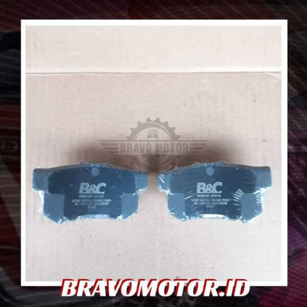 B&C 43022-SV4-G01 BC110LM Kampas rem belakang-1
