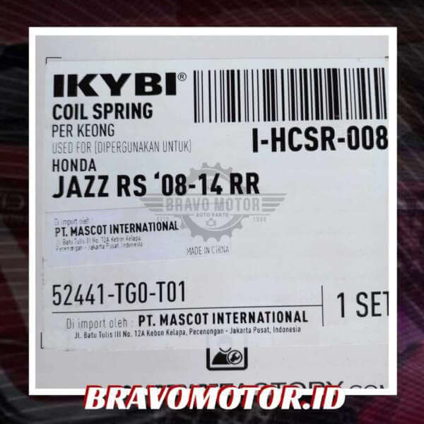 IKYBI 52441-TG0-T01 HCSR-008 Coil Springs/Spiral shock belakang-2