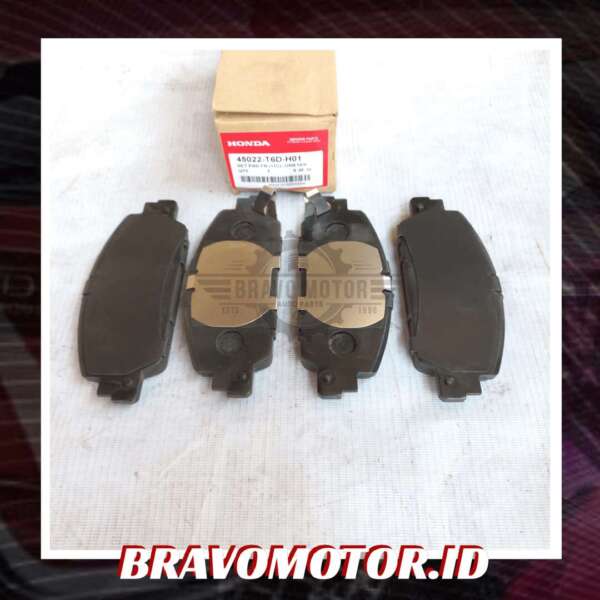 Original 45022-T6D-H01(H00) Kampas rem depan-2