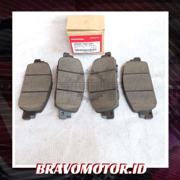 Original 45022-T6D-H01(H00) Kampas rem depan-1