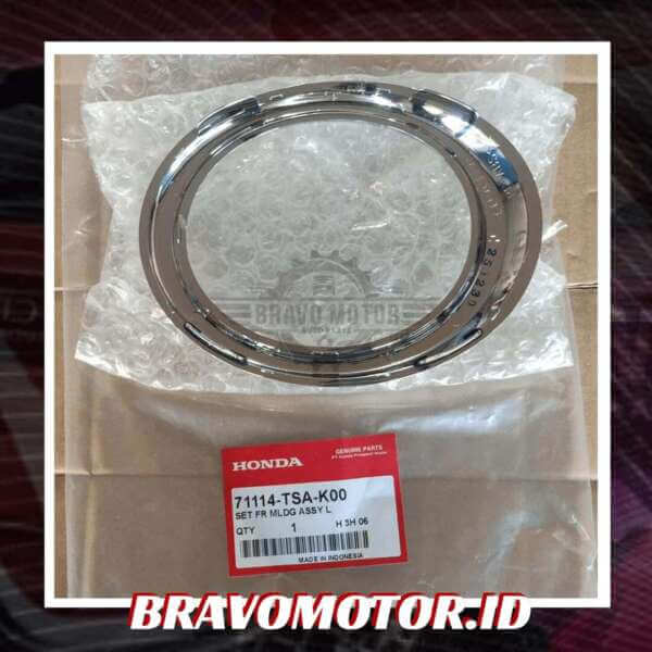 Original 71114-TSA-K00 Molding fog light depan kiri-1
