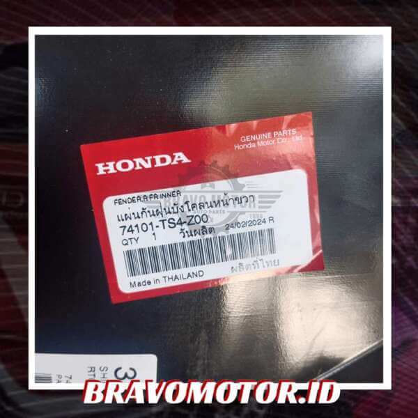 Original 74101-TS4-Z00/74101-TT1-A50 Fender INNER kanan-2