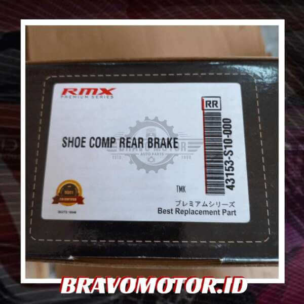 RMX 43153-S10-000/43153-SM4-A03(A01/A02) Brake shoes/Kampas rem belakang-2