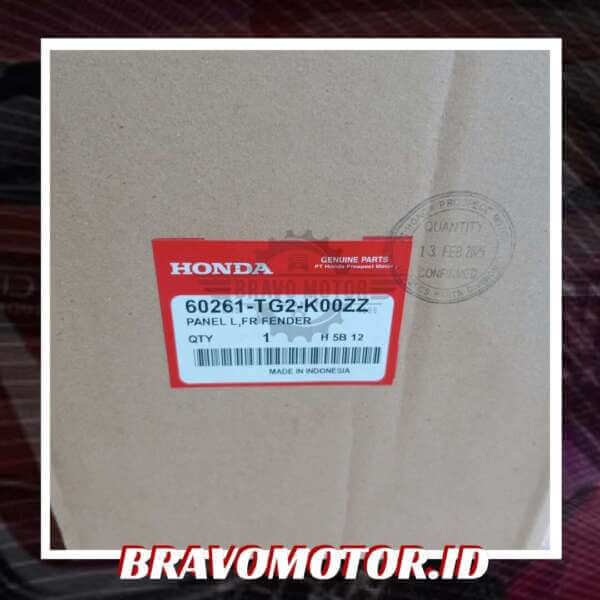 Original 60261-TG2-K00ZZ Panel Fender depan kiri-3