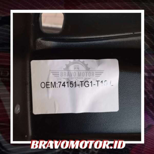 NoBrand 74151-TG1-T10 Fender INNER kiri-2