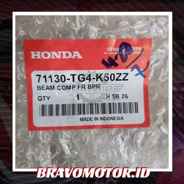 Original 71130-TG4-K50ZZ Beam bumper depan-2