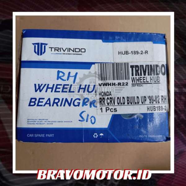 Trivindo 42200-S10-A01 VWHH-R22 HUB1892 Bearing roda belakang kanan-2