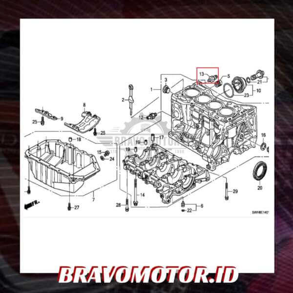 NoBrand 37241-RNA-A01/37240-PHM-003 Switch oli-3