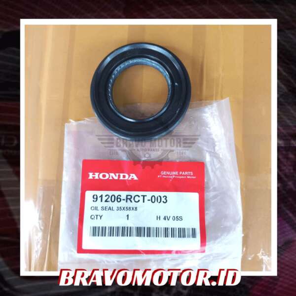 Original 91206-RCT-003 35X58X8 Seal transmisi kanan-1