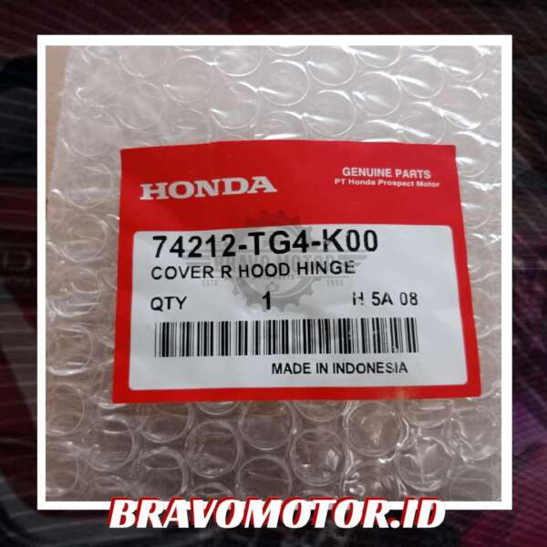 Original 74212-TG4-K00 Cover hood hinge kanan-2