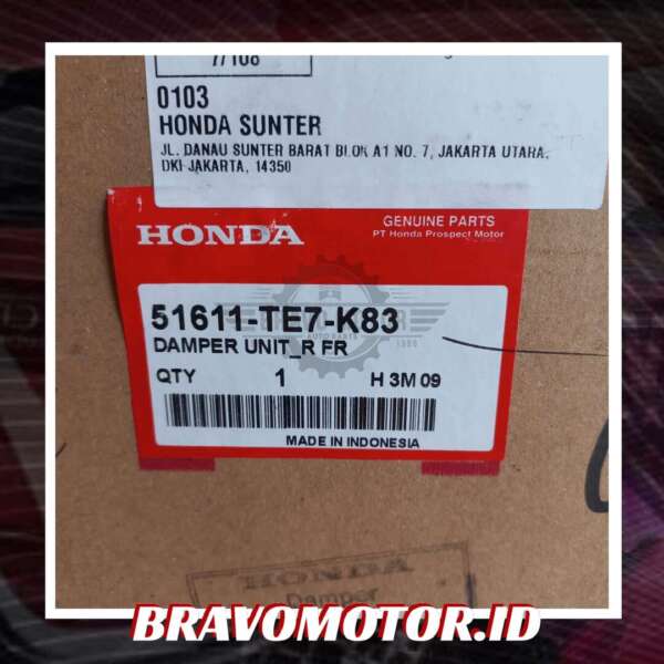 Original 51611-TE7-K83(K82)&51621-TE7-K83(K82) Shock break depan kanan dan kiri-2
