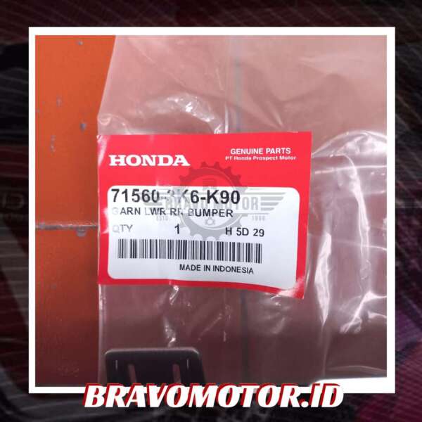 Original 71560-3K6-K90 Garnish Bumper Lower belakang-2