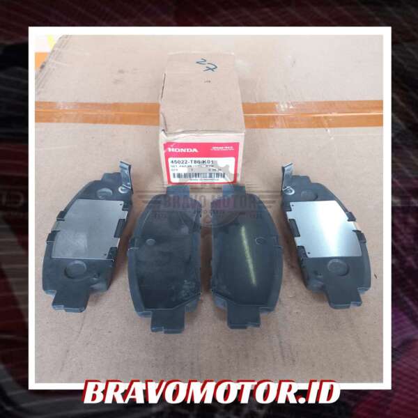 Original 45022-T86-K01 Kampas rem depan-2