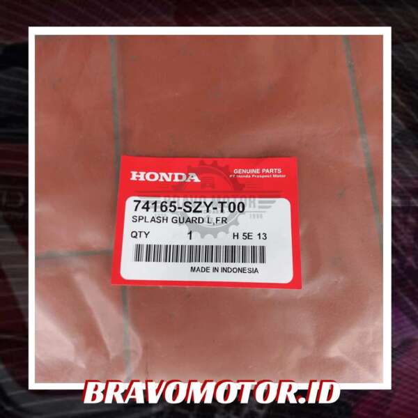 Original 74165-SZY-T00 Splash guard depan kiri-2
