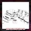 Original 71106-T7W-A00 Garnish fog depan kiri RU1/RU5-3