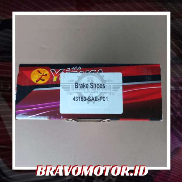 Yuzaka 01431 SAE T01&01432 SAE T01/43153 SAA 004&43154 SAA 004 Brake shoes/Kampas rem belakang kanan dan kiri GD3I