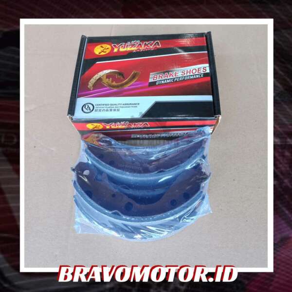 Yuzaka 01431 SAE T01&01432 SAE T01/43153 SAA 004&43154 SAA 004 Brake shoes/Kampas rem belakang kanan dan kiri GD3I