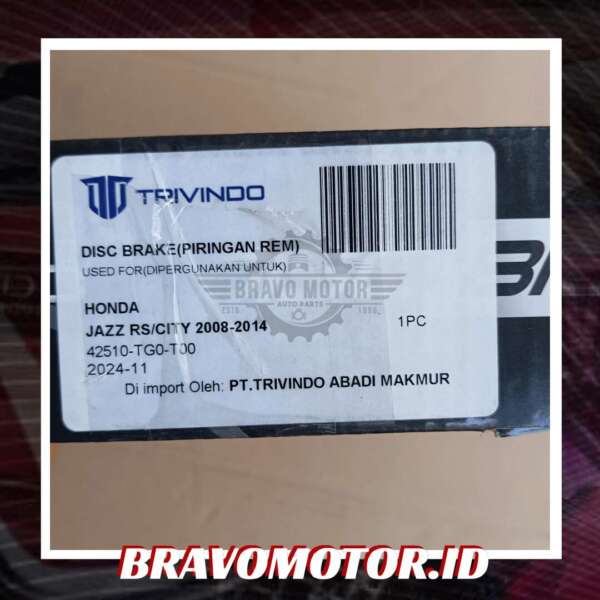 Trivindo 42510-TG0-T00 Disk brake belakang GE8-2