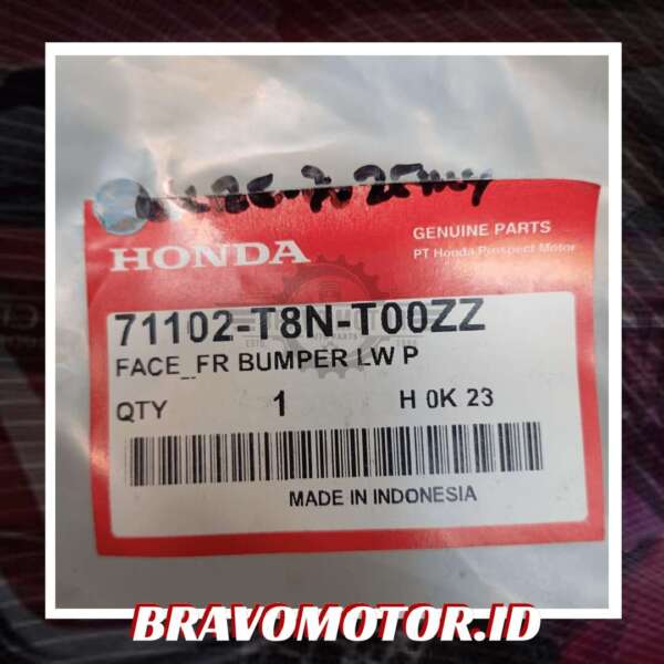 Original 71102 T8N T00ZZ FACE depan BUMPER bawah