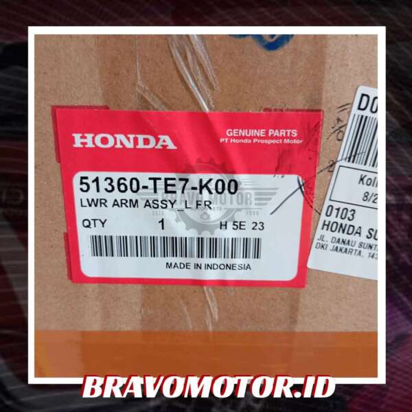 Original 51360 TE7 K00 Lower arm assy depan kiri DD4
