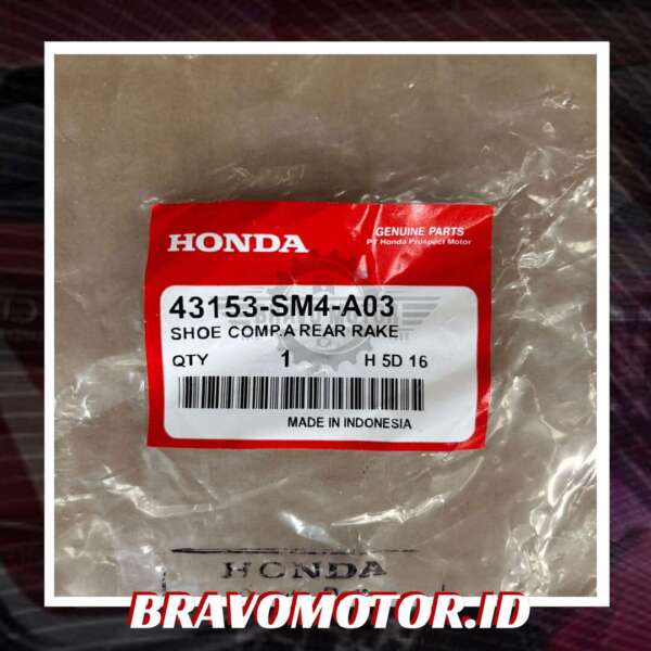 Original 43153 SM4 A03(A01/A02) Kampas rem belakang GB3/RD1/RN1/DG1