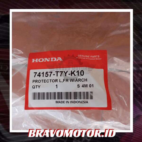 Original 74157-T7Y-K10 Protector wheel arch depan kiri RU1/RU5-2