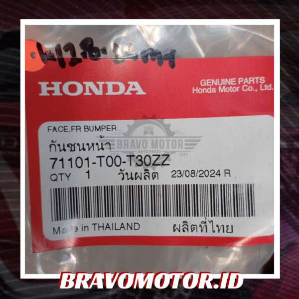 Original 71101 T00 T30ZZ/04711 T00 T30ZZ Face Bumper depan GN5